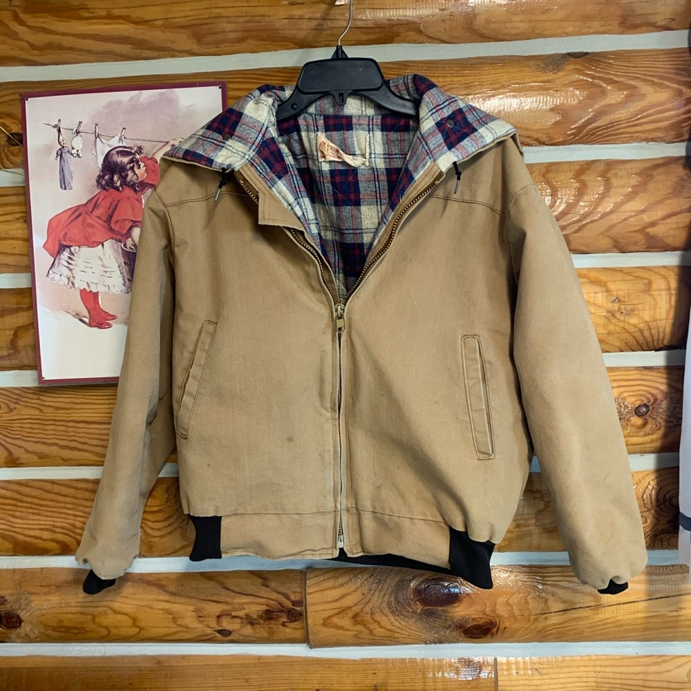 Canvas work coat